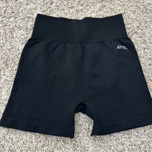 AYBL biker shorts. Never worn. Black. Size small.
